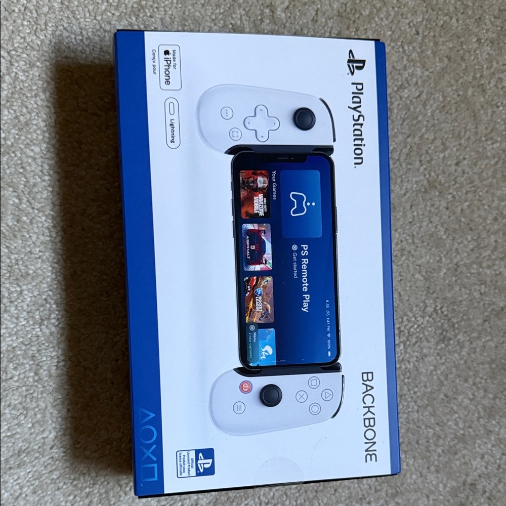 Sony PlayStation Backbone White Controller for iPhone